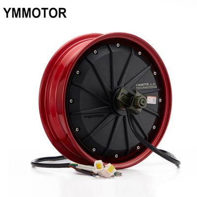 China Waterproof 12 Inch 2000W-4000W High RPM Custom Motorcycle Parts Brushless DC Electric Motorcycle Motor for sale