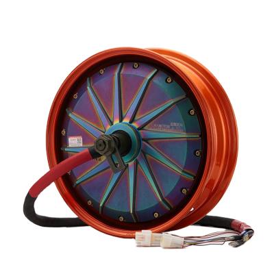 China Waterproof 12 Inch 3000W Brushless Hub Motorcycle Electric Motor Kit Motorcycle Electric Motor for sale