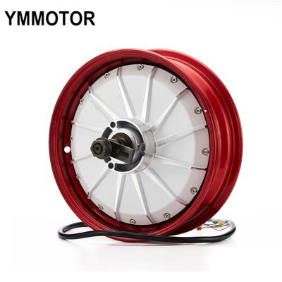 China Waterproof 12 Inch 3000W Powerful Brushless DC Hub Motor E-Motorcycle Geared Motor for sale