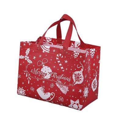 China Handled Christmas Low Moq Shopping Bag Eco OEM Shopping Bag Low Moq for sale