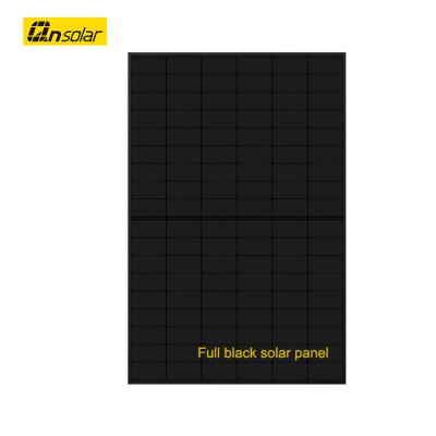 China Full Black Solar Panels All Black Solar Panel For Residential Home Qnsolar All Black Solar Panels 420 Watt With High Efficient 410w 400w Pv Panels With Stocks for sale