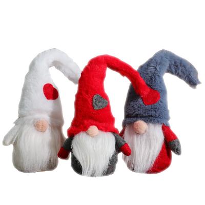 China Fabric Gnome Plush | Rudolf Faceless Doll Elf Hotel Shopping Mall Window Decoration Christmas Decorations Plush Hat Decoration for sale