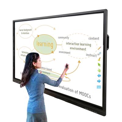 China Interactive Conference Meeting /classroom/ School Educational Equipment IR Led Screen 4K Multi Smart Interactive Panel Touch TV White Board for sale