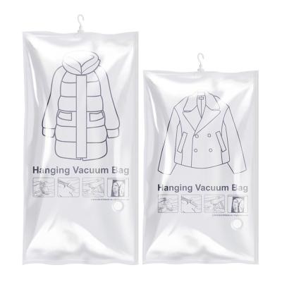 China Sustainable New household type environmental protection dustproof large packaging clothes hanging vacuum bag for sale