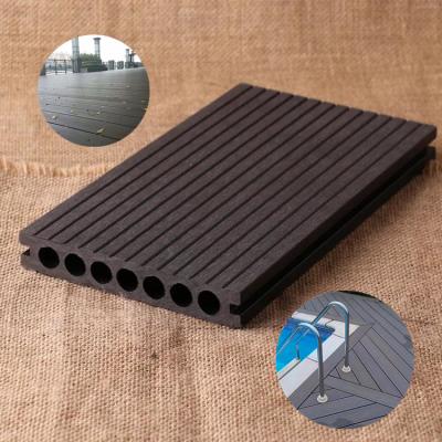 China Environmental Friendly Easy Maintenance Wood Plastic Composite Flooring Wpc Decking Wood Board For Outdoor for sale