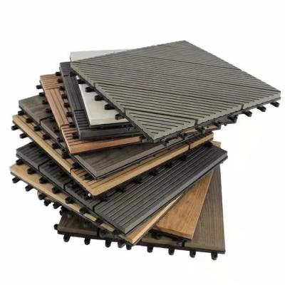 China YUJIE Factory Environmentally Friendly Easy Installation 300*300 Wpc Diy Decking Panel Outdoor Flooring From YUJIE Factory for sale