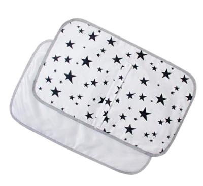 China 50x70cm Foldable Waterproof Crib Mattress Changing Reusable Cotton Bed Pad for sale