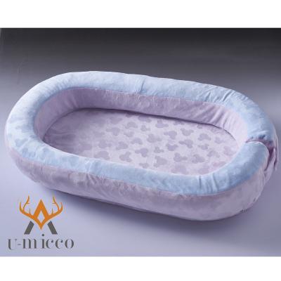 China Anti-Bacterial Baby Washable Crib Mattress Color Blue And Pink for sale