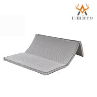 Chine Matelas pliable portatif ultra mince Topper triple de POE à vendre