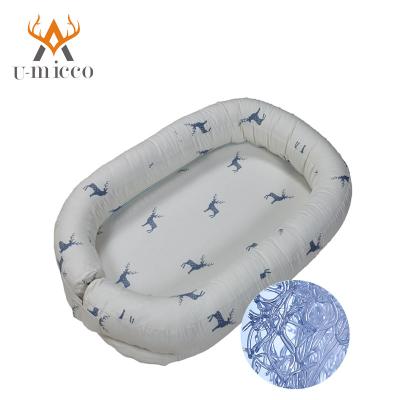 China U-micco Anti-Bacterial Baby Washable Crib Mattress With White Cover for sale