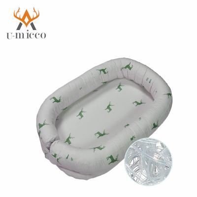 China U-micco Air Fiber Washable Crib Mattress Anti-bacterial Baby Nest for sale