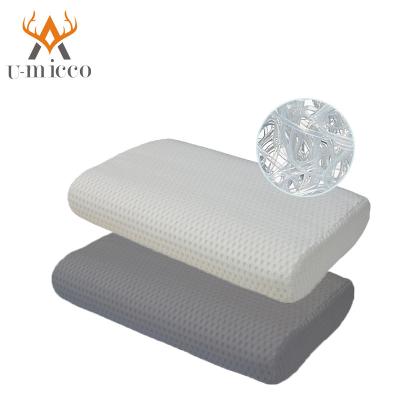 China Washable U-micco POE Pillow Anti-bacterial Pillow With 3D Mesh Cover for sale