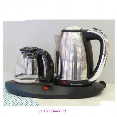 China 2022 temperature control export quality kettle set European standard electric teapot business gift for sale