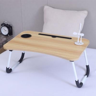 China Home Work Breakfast Lap Standing Wooden Foldable Laptop Table Bed Portable Folding Computer Desk for sale