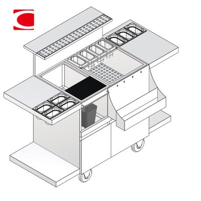 China Customizable Removable Cocktail Bar Station Outdoor Cocktail Bar Station For Bars / Commercial Hotels / Restuarants for sale