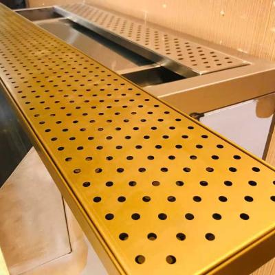 China The restaurant canteen rawen the icfzd to go down the filter net milk tea bar table drain panel stainless steel ice bowl filter kitchen bar table net drain basket for sale