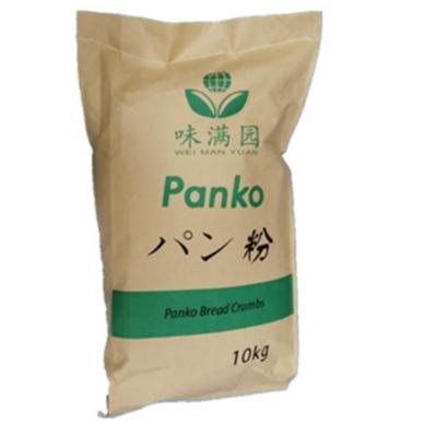 China 10kg/Bag Bulk Low Salt White/Yellow Color Panko Breadcrumbs for sale