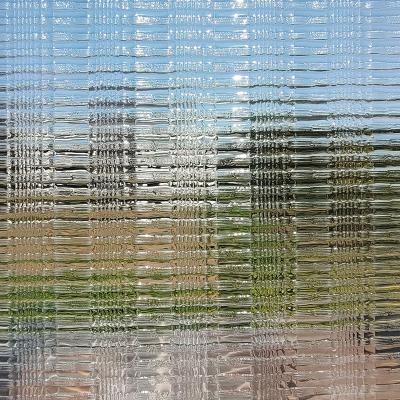 China Residential and Commercial Pattern Yard Decorative Figured Glass for sale