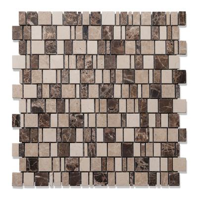 China Wall Decoration Precision Machining Block Mosaic Natural Marble for sale