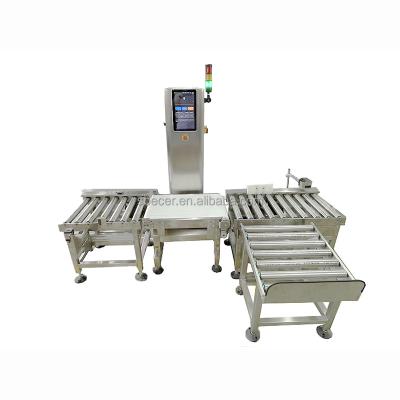 China Conveyor automatic weight sorter for food industry 500g-40kg for sale