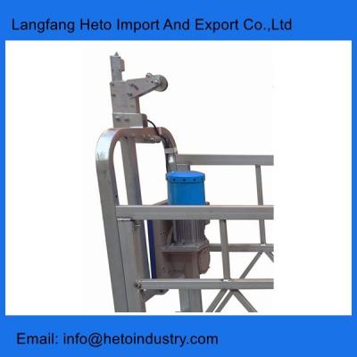 China Building cleaning painting steel ZLP630 temporary suspended platform hoist motor for sale