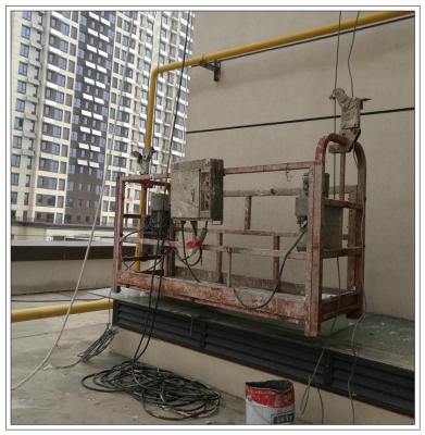 China Aluminium Indonesia ZLP800 electric powered suspended platform for external building cleaning for sale