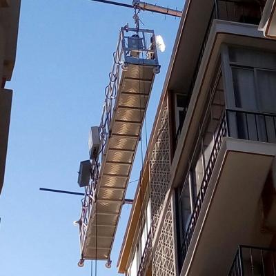 China ZLP series steel electric temporary suspended working platform for window cleaning for sale