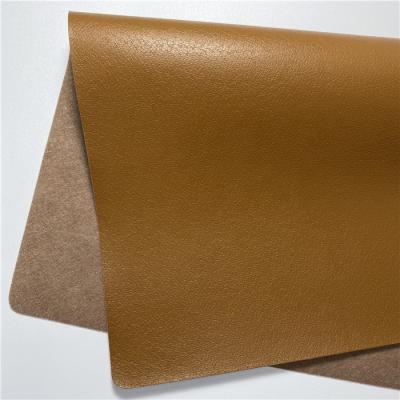 China NT67-210311 Nonwoven Fabric Abrasion-Resistant Lining Water Based PU Leather 0.60 Mm Thickness Recycled Fabric Eco Vegan Leather for sale