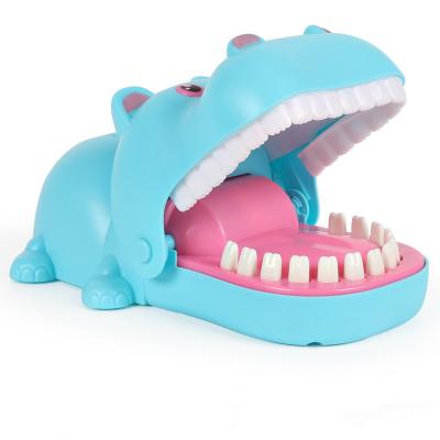 China April Fool's Day Prank Toys Tricky Prank Toys Children Toys Bite Hand Hippo for sale