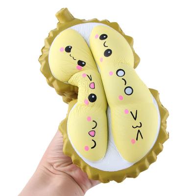 China New slow decompression toy children toys PU simulation durian soft hardcovered toy for sale