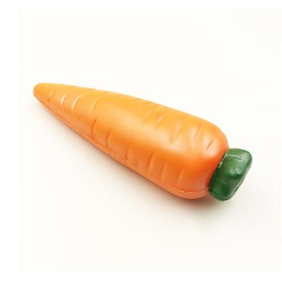 China Relieve Stress Toys New Vegetable Very Soft Carrot PU Slow Rising Anti Stress Toys for sale