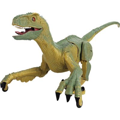 China 3D simulation eyes and howl sound and footsteps sound to other toys children new hot selling new style 2.4g simulation walking carry remote control dinosaur toys for sale