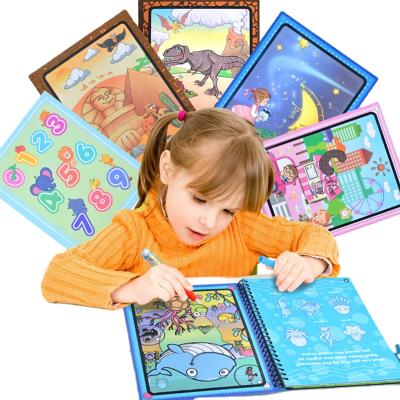 China Water Drawing Books Children Drawing Set Water Drawing Magic Doodle Book Coloring Painting Drawing Toys for sale