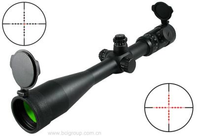 China optics sniper riflescope 6-25×50 long eye relief illuminated riflescopehunting riflescopes for sale