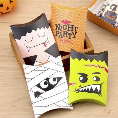 China Recyclable Halloween Party Candy House Shape Paper Gift Box for sale