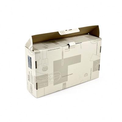 China Custom Recycled Corrugated Paper Clothing Packaging Materials Eco Friendly Color Printing Shipping Box for sale