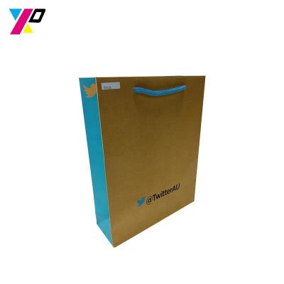 China OEM Recyclable Custom Logo Product Kraft Paper Performance Paper Bags For Packing Gift for sale