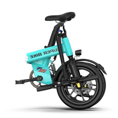 China Latest aluminum alloy design smart 2 series of folding electric bicycle men and wome unisex for sale