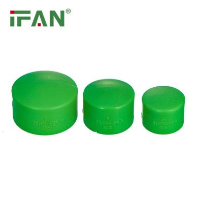 China Anti-corrosion IFAN Free Sample Plumbing Fittings PPR 20-110mm PPR End Cap PPR Plastic Fittings for sale