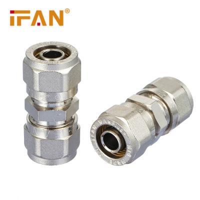 China Anti-corrosion IFANPlus Custom OEM ODM PEX Pipe Fittings 16-20mm Socket PEX Brass Compression Fittings for sale