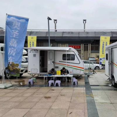 China Car Trailer Travel Trailers Campers Travel Trailer Camper RV Caravan With Mobile Tent Caravan Off Road Travel Trailer With Bathroom for sale