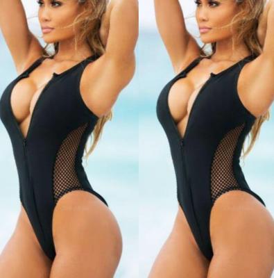 China V neckline 2021 sheer swimsuit girl breathable sexy women bikini plus high waist swimwear tops for sale