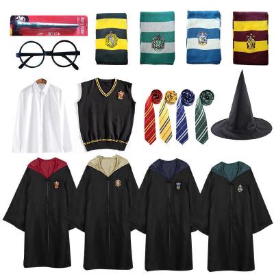 China New Arrival Harry Cosplay Costume Kids Christmas Gift Promotion and Potter Adult Long Robe for Halloween Party Costumes for sale