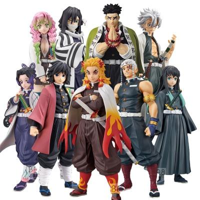 China Cartoon Toy Demon Slayer 8 Style Kimetsu No Yaiba Anime PVC Action Figure Model Toys Action Number Demon Slayer: Kimetsu No Yaiba for sale