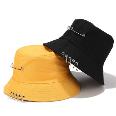 China New Men's and Women's Fashion Fisherman Hat Luxury Fisherman Five-Ring Hat Personality Pin Striped Hat for sale