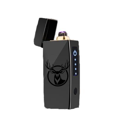 China Custom Rechargeable Flameless Plasma Usb Arc Cigar Windproof Lighters Rechargeable for sale