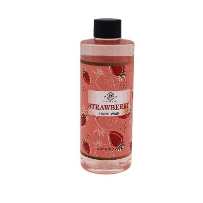 China Wash Shea Butter Strawberry Liquid Hand Supplier OEM Basic Cleaning Hotel And Home Detergent for sale