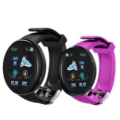 China Smart Watch D18, Heart Rate Monitor Blood Pressure Blood Oxygen Measurement Fitness Watches Touch Screen Wristband For IOS Android Phone for sale