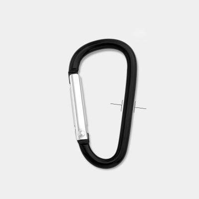 China Retail Industry Mini Hook for Protective Case for Apple Airpods, Aluminum Alloy D Shape Swivel Carabiner Climbing Main Chain Hook for sale