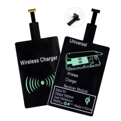 China Mobile Phone Wireless Charging Receiver, Universal Fast Charging Wireless Charger Receiver for Android for iPhone for sale